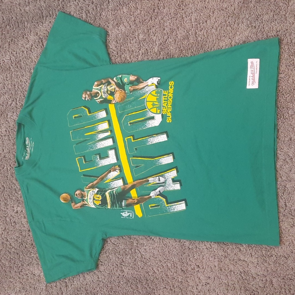 Mitchell and Ness Seattle Sonics Kemp Payton Shirt